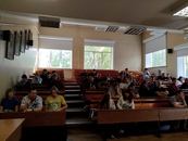 Собрание первокурсников на физико-техническом факультете