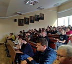 Собрание первокурсников на физико-техническом факультете
